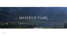 Tablet Screenshot of maverickfilms.com